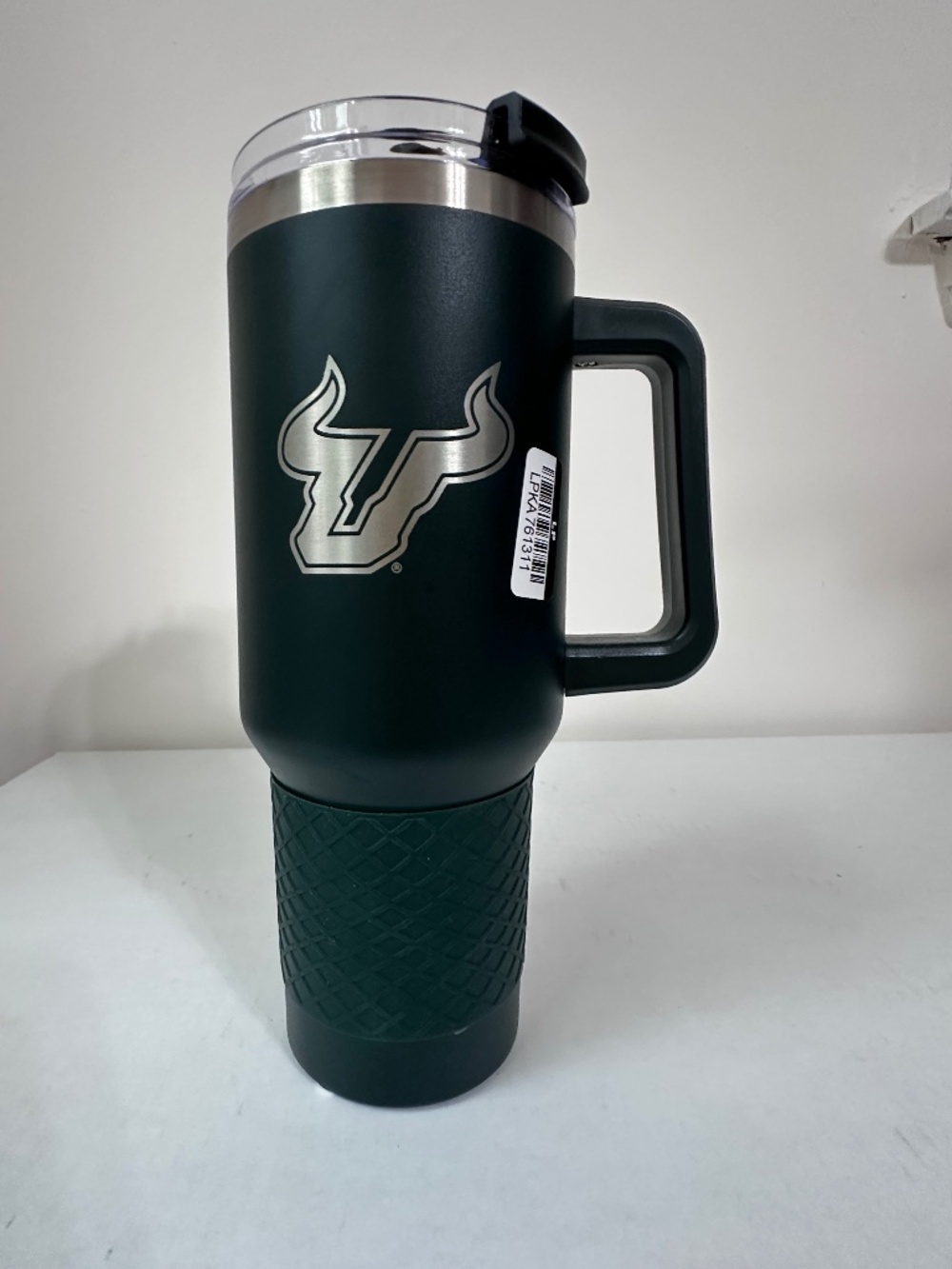 NCAA South Florida Bulls Colossus stainless steel Travel Mug 40 ounces w/silicon